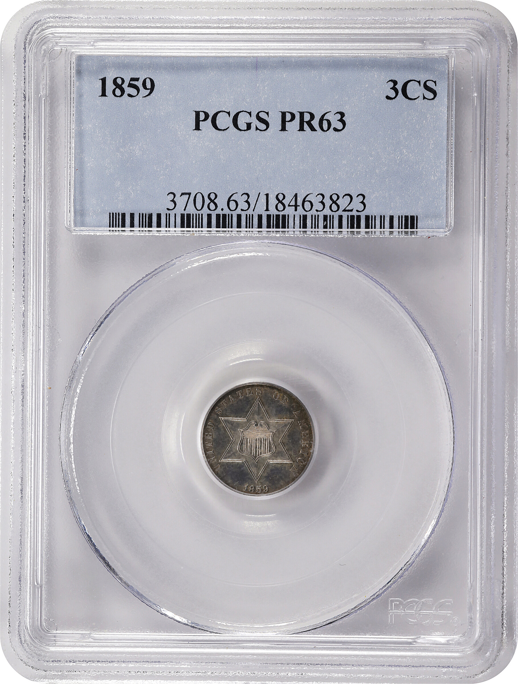 1859 3cS PR60 CAC thumbnail 19