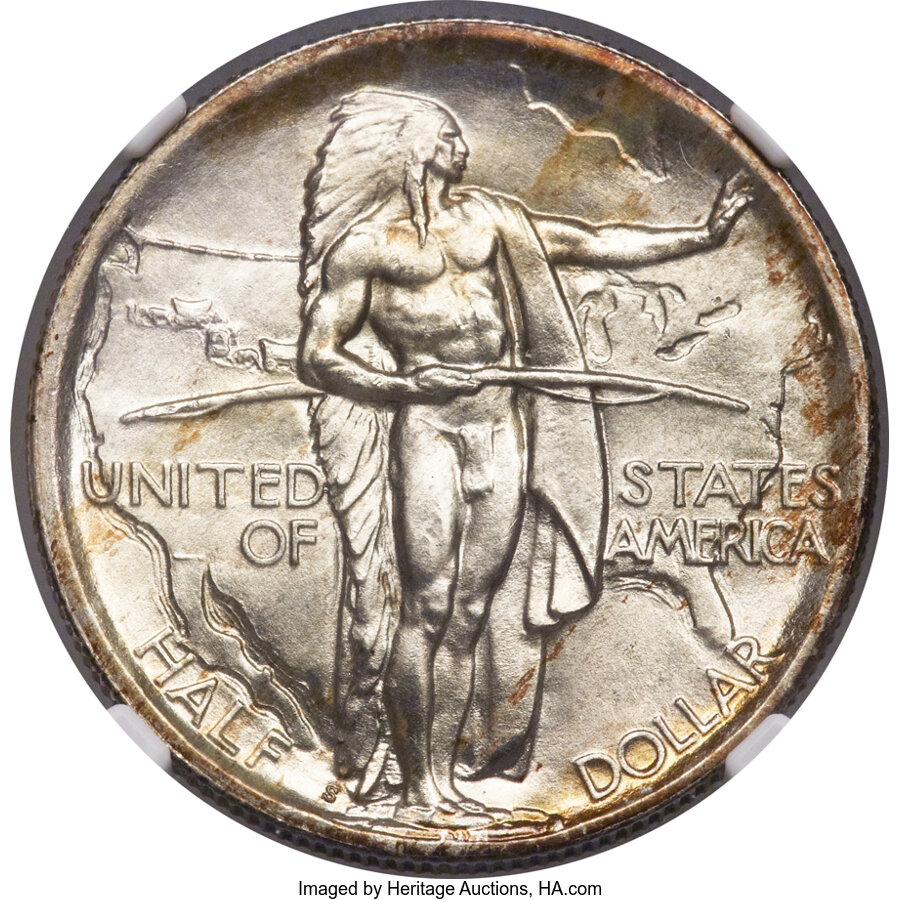 1936-S 50C Oregon MS68 NGC. NGC Census: (32/0). PCGS Population: (12/0). CDN: $5,000 Whsle. Bid for NGC/PCGS MS68. Mintage ...