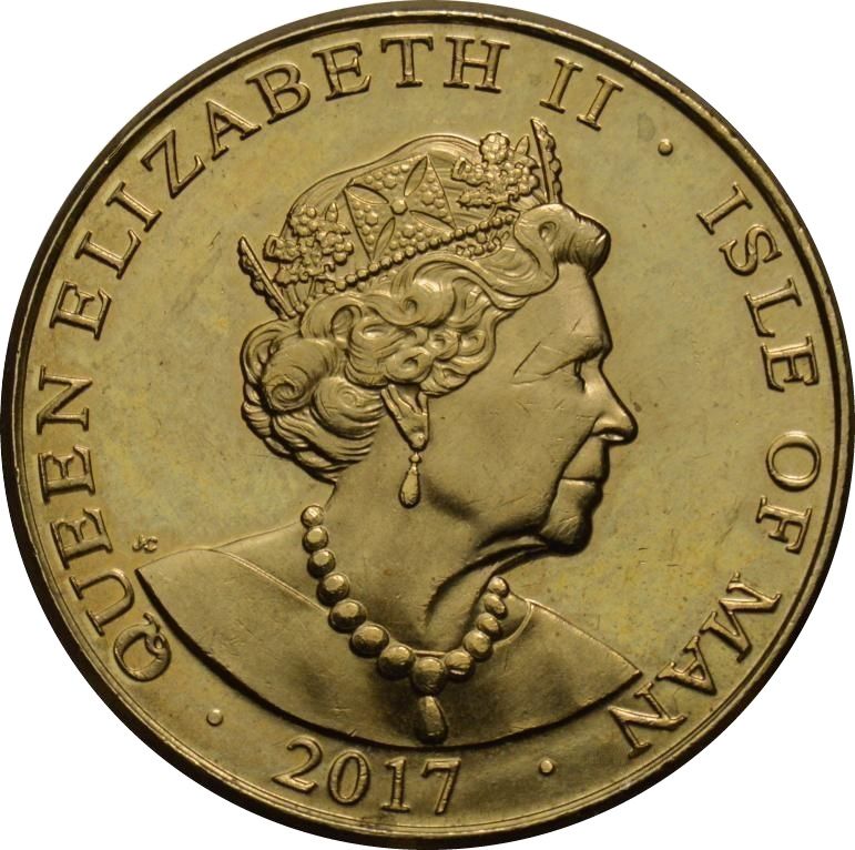 2017 £1 High Relief MS