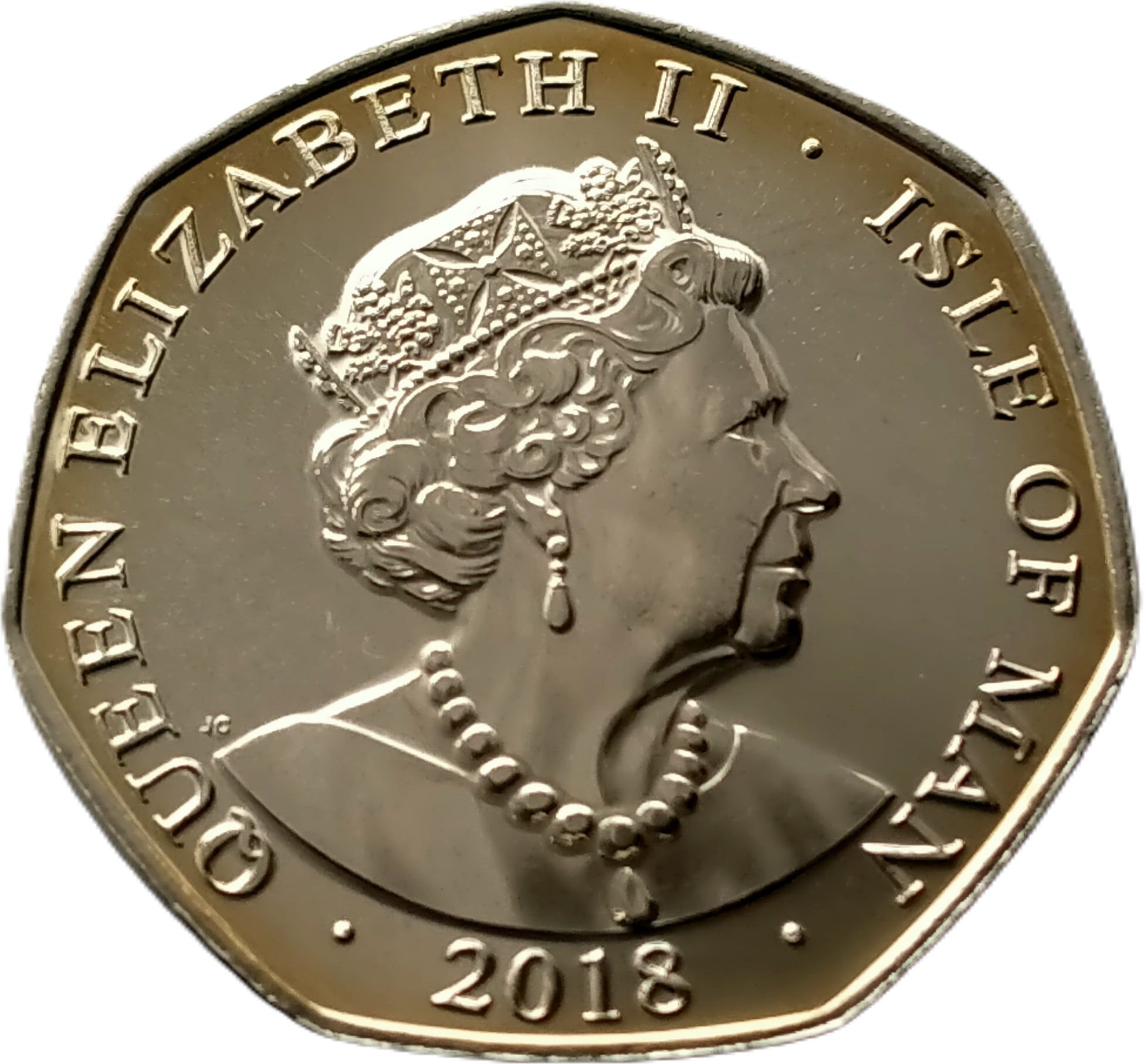 2018 50 Pe Special edition Coloured Coin MS