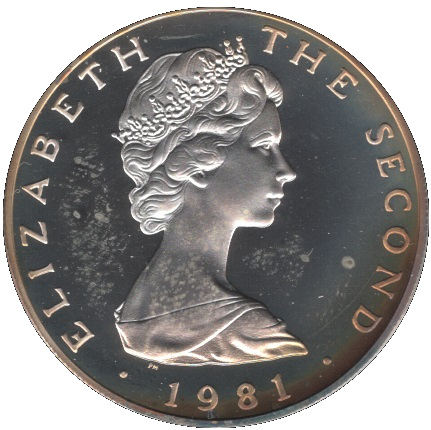 1981 £5 Schön# 39a.1; Proof PR