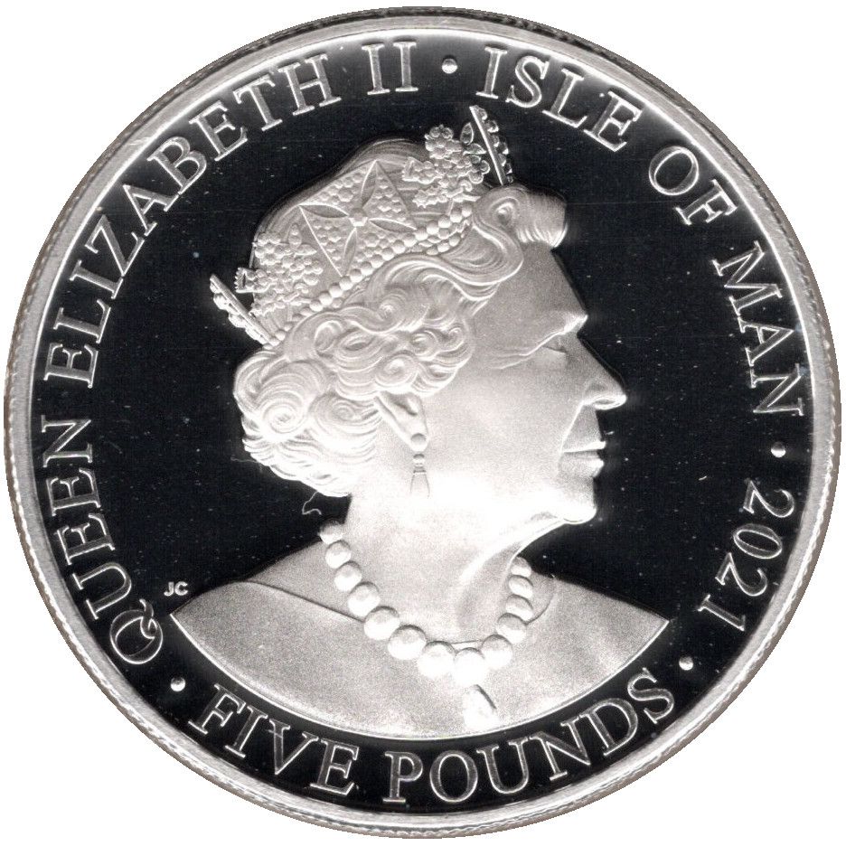 2021 £5 Edition limit, proof in presentation box PR