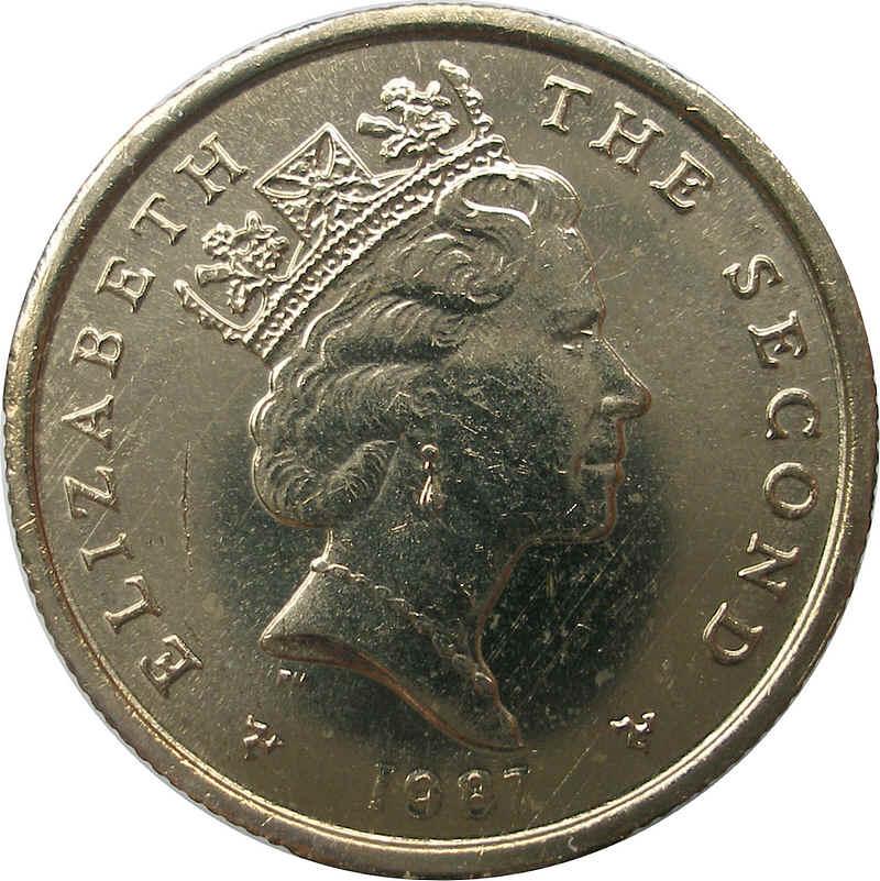 1987 £1 MS