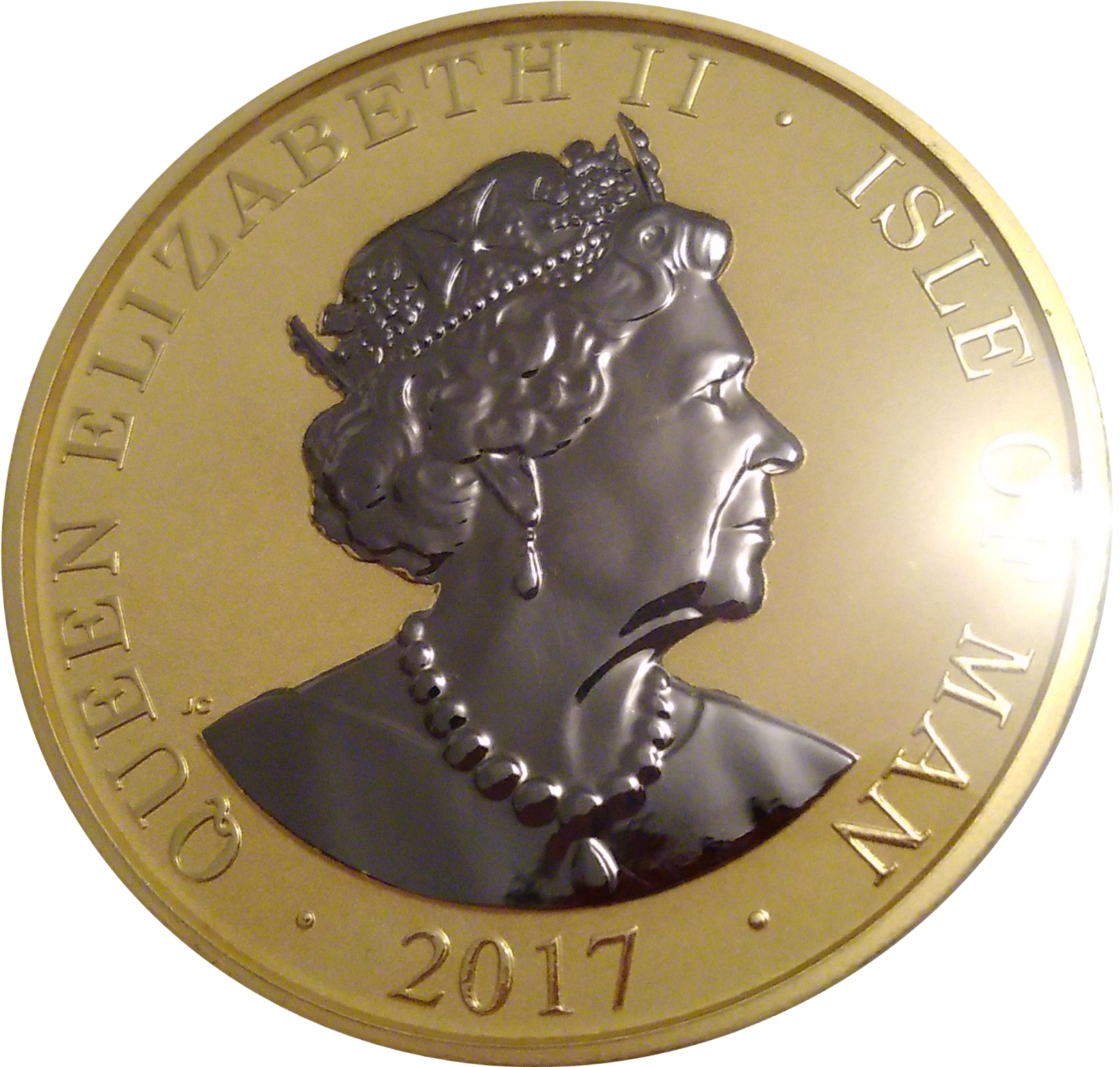 2017-2018 1 An Proof.  Selectively plated 24carat Gold PR