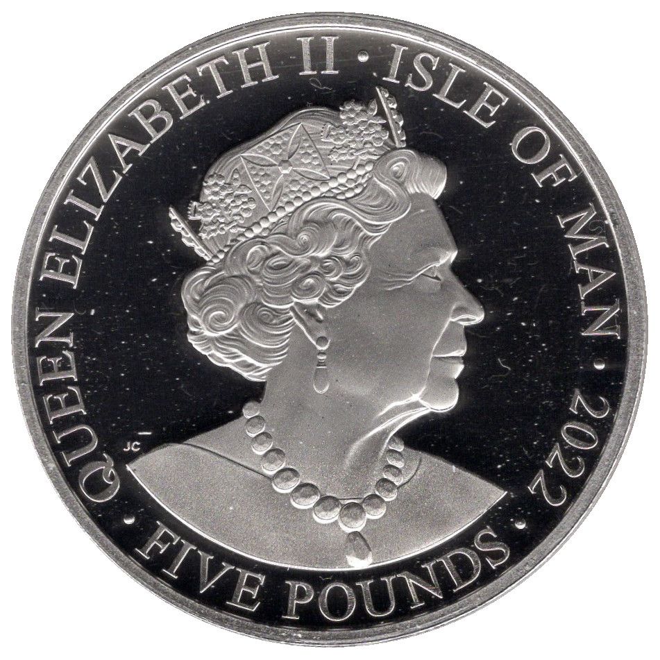 2022 £5 In 3 coin set with Jersey and Guernsey MS