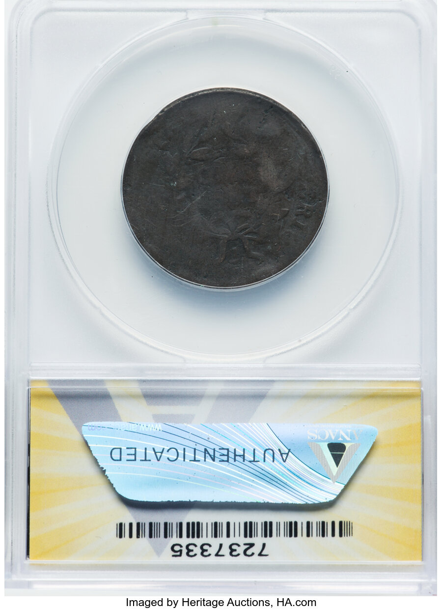 1801 1C 3 ERRORS S-219, Fair 2 ANACS. Mintage 1,362,837....