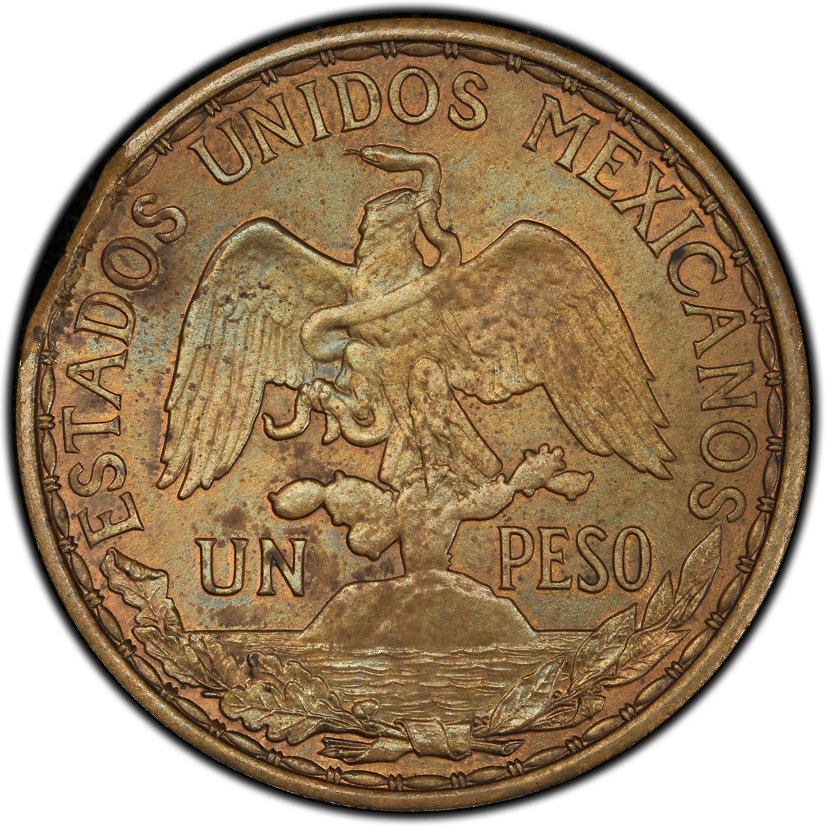 1911 1 Pe 9 over-minted PR