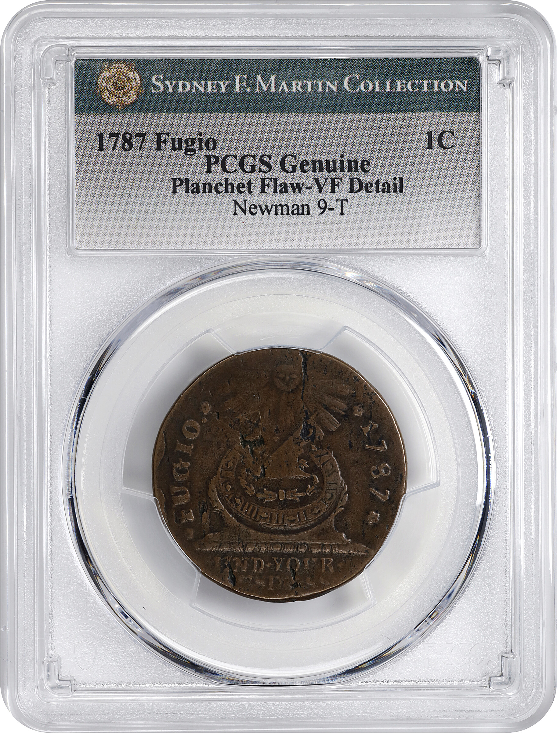 1787 Fugio 1c 4 Cinquefoils, STATES UNITED, Newman 9-T MS BN VF25 BN thumbnail 21