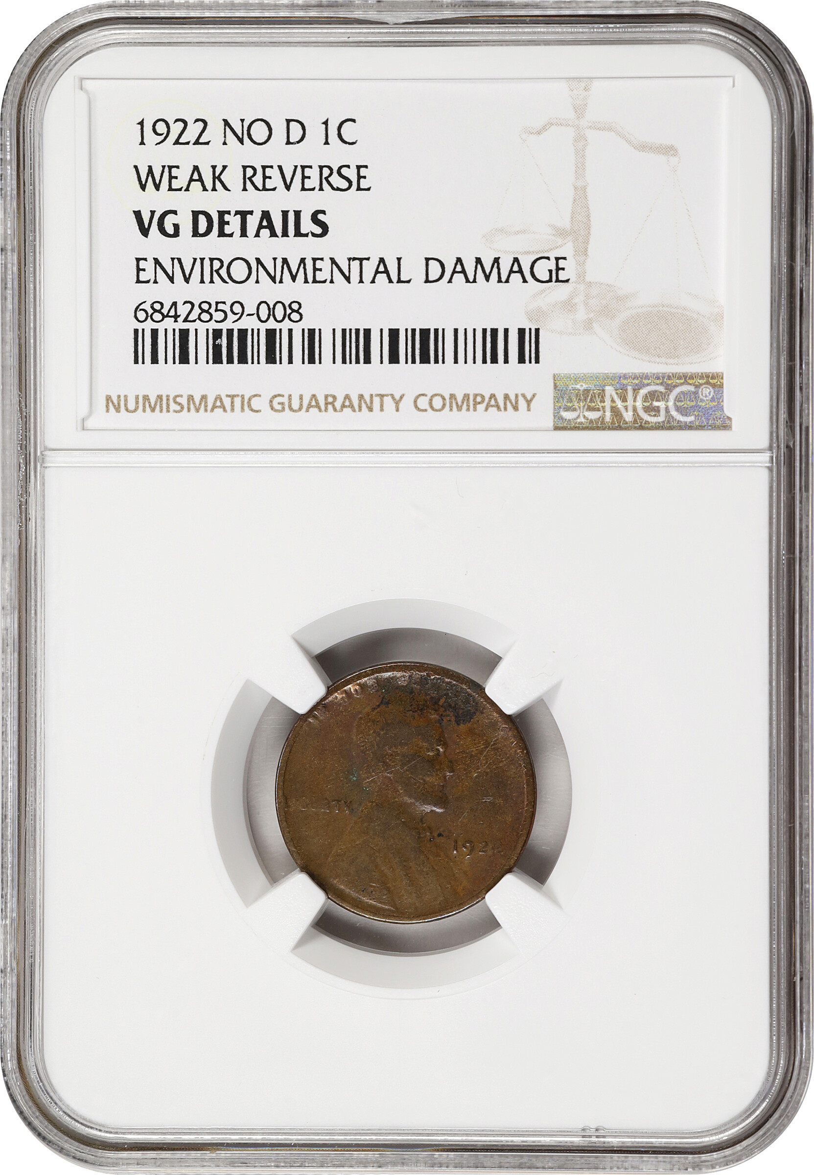 1922 no D 1c Weak Reverse, Die Pair 1 MS BN AG3 BN thumbnail 5