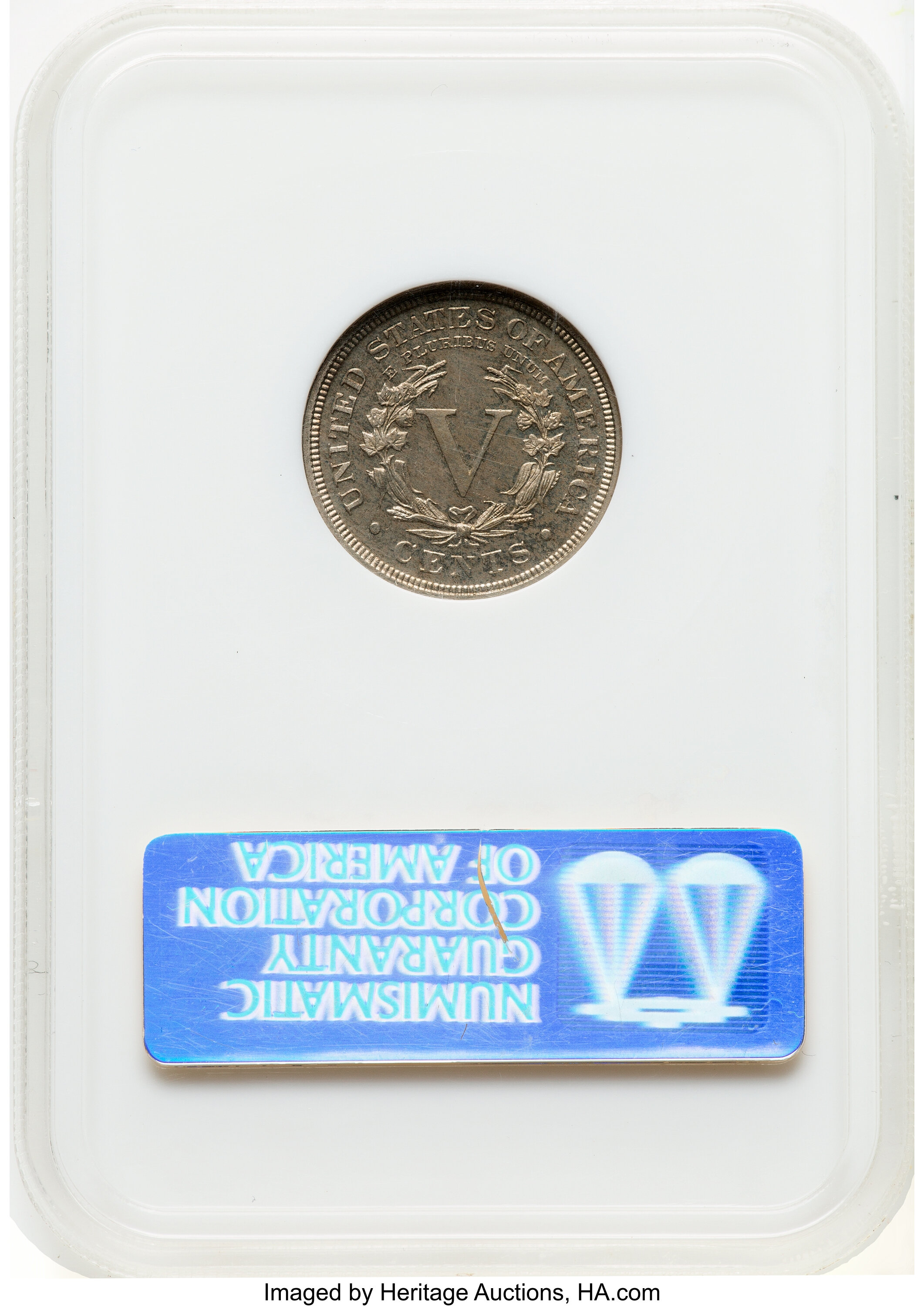 1895 5c AU53 CAC thumbnail 22