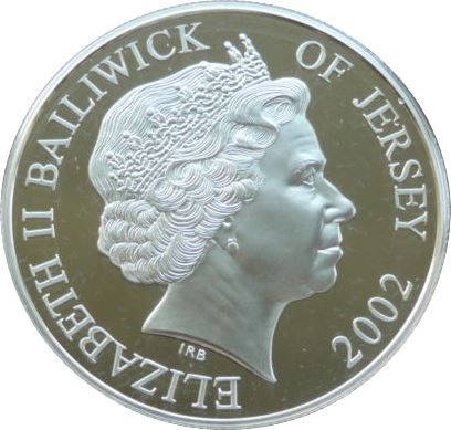 2002 £5 Proof. In boxed sets PR