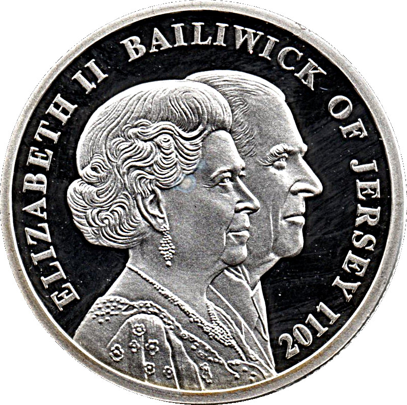 2011 £2 Silver Proof with gold highlights PR