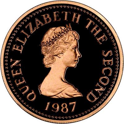 1987 £1 Proof PR