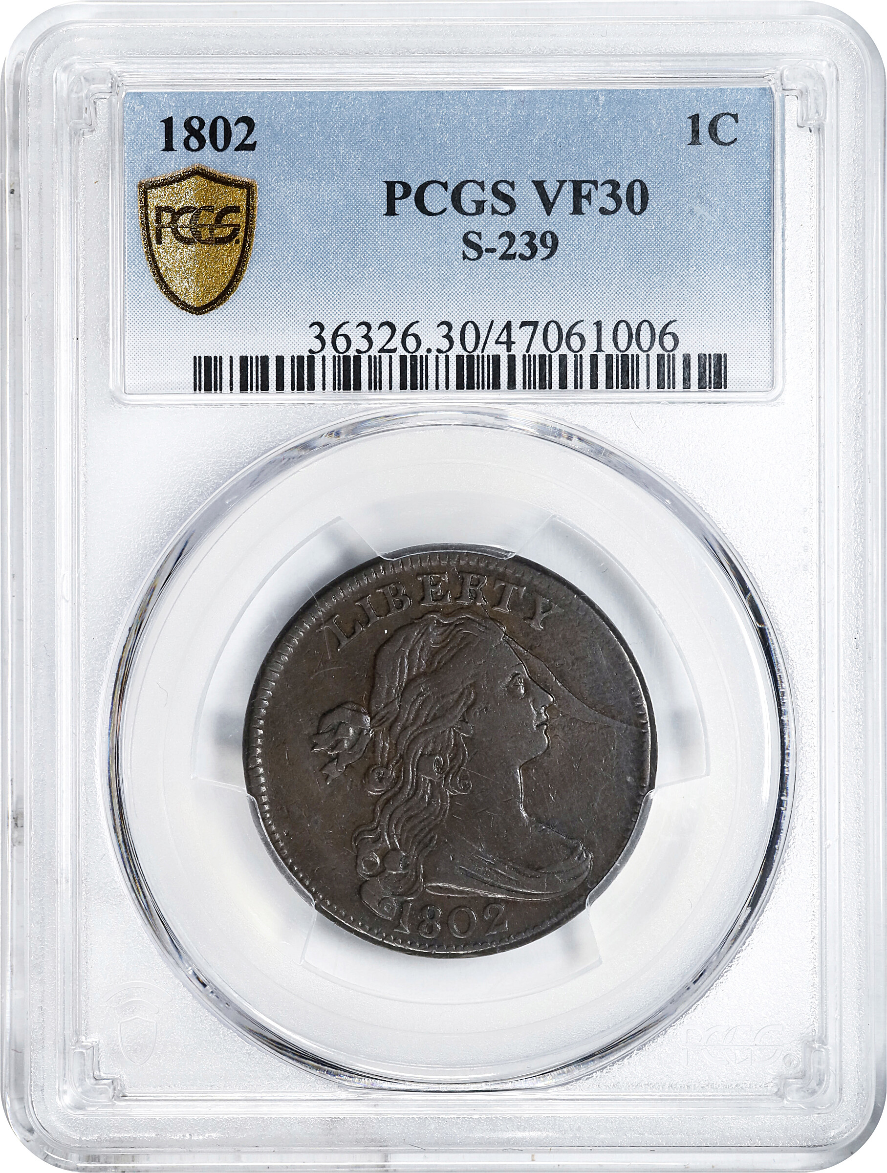 1802 1c Normal Reverse, S-239  MS BN thumbnail 11
