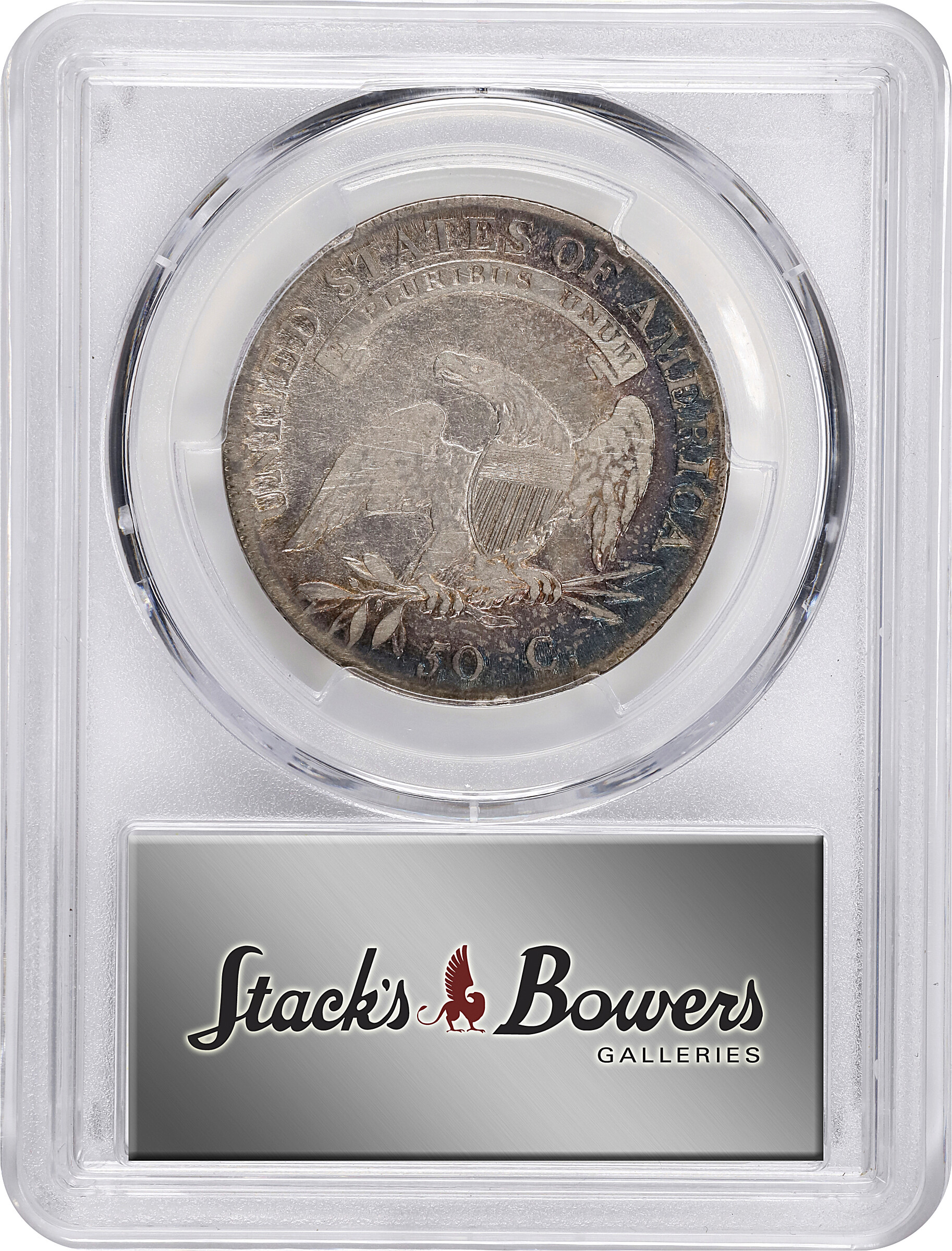 1807 50c Capped Bust, 50/20 VG10 CAC thumbnail 4