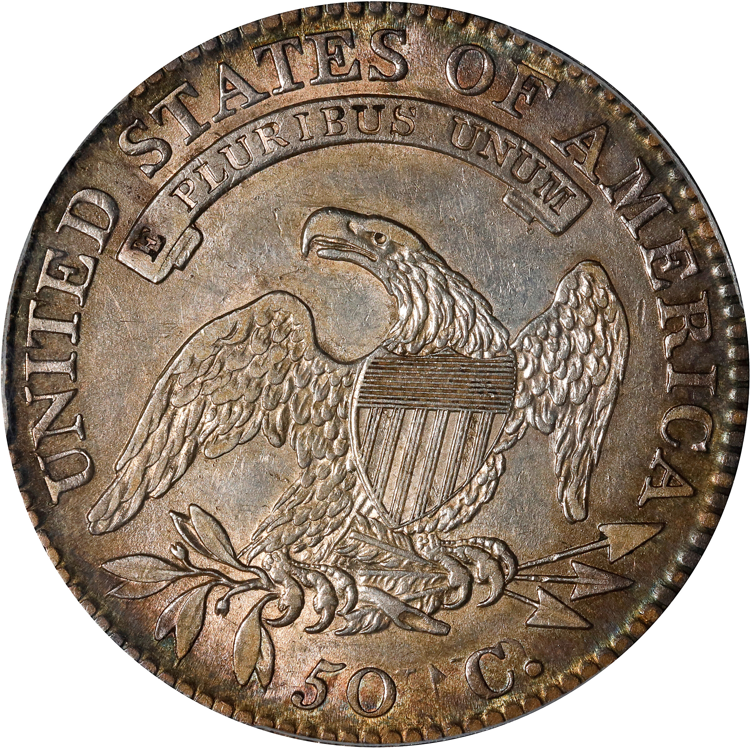 1813 50c 50C/UNI, O-101 XF40 thumbnail 6