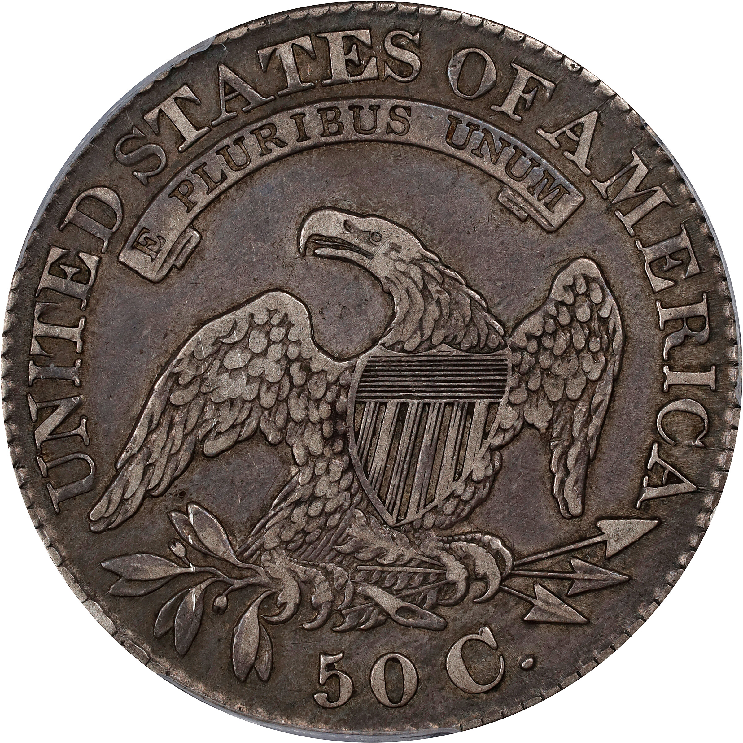 1828 50c Square Base 2, Small 8s, Large Letters, O-117 F15 thumbnail 16