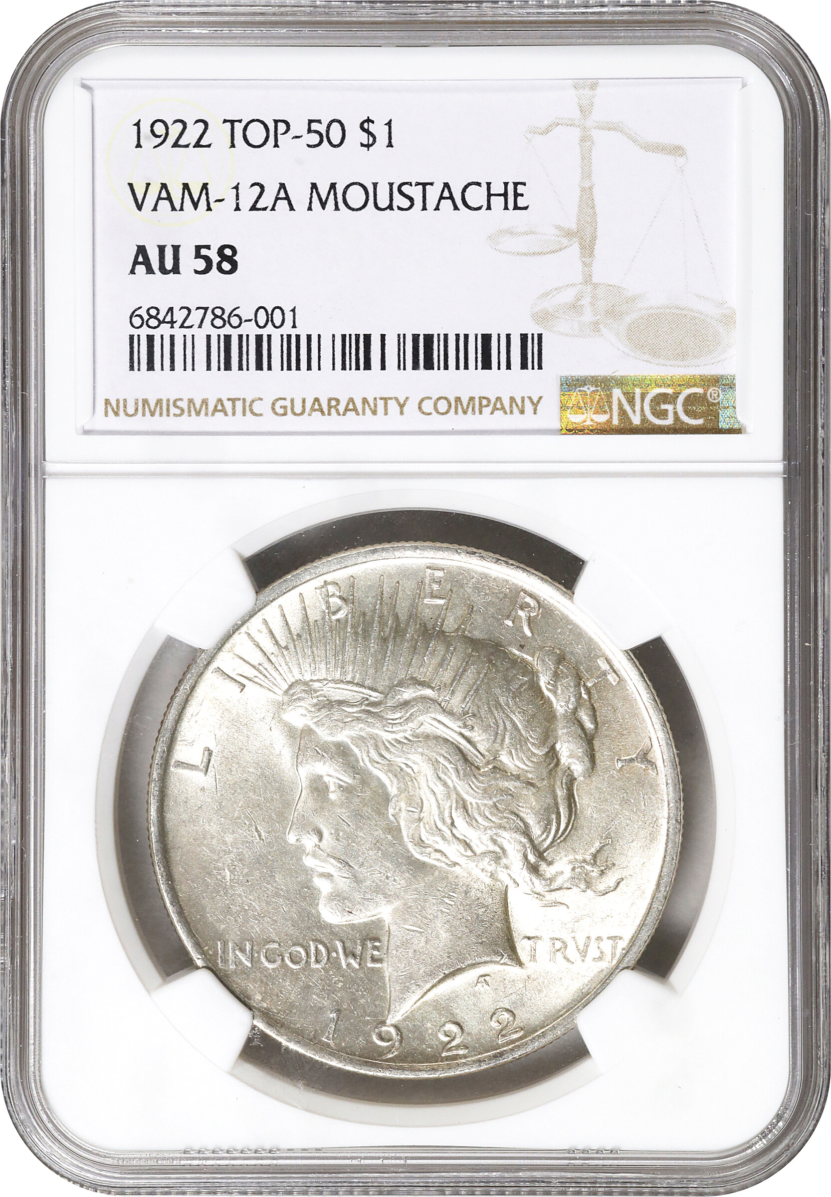 1922 $1  Moustache, VAM-12A F12 thumbnail 24