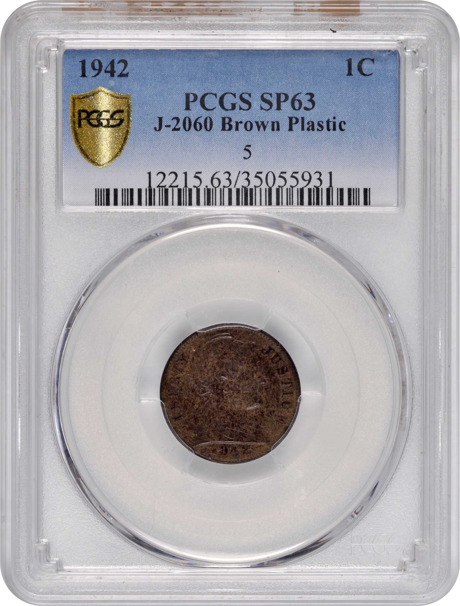 1942 P1c Brown Plastic, J-2060 MS thumbnail 17