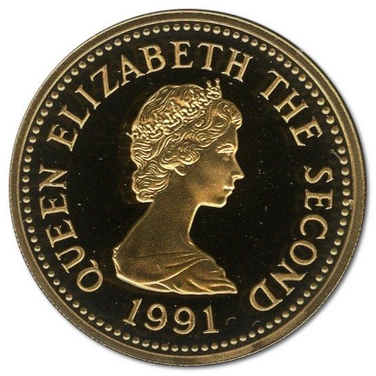 1991 £1 Proof PR
