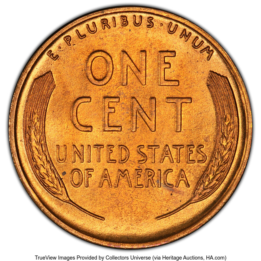 1938-D/D 1c Repunched Mintmark, FS-501 MS RD MS63 RD thumbnail 2