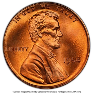image for: 1984 1C MS69 Red PCGS. ...