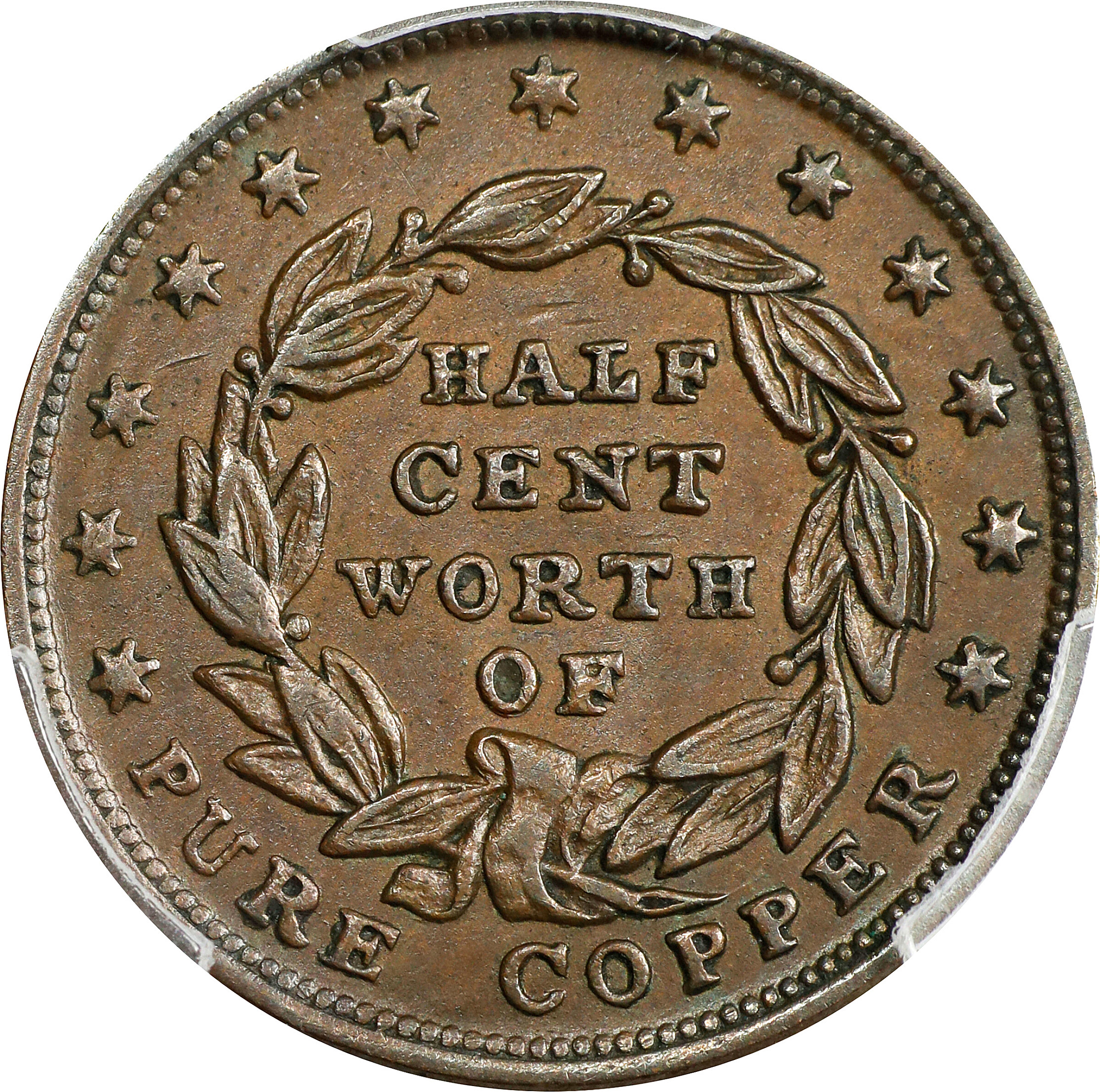 1837 Token Half Cent of Copper, HT-73 MS60 thumbnail 21