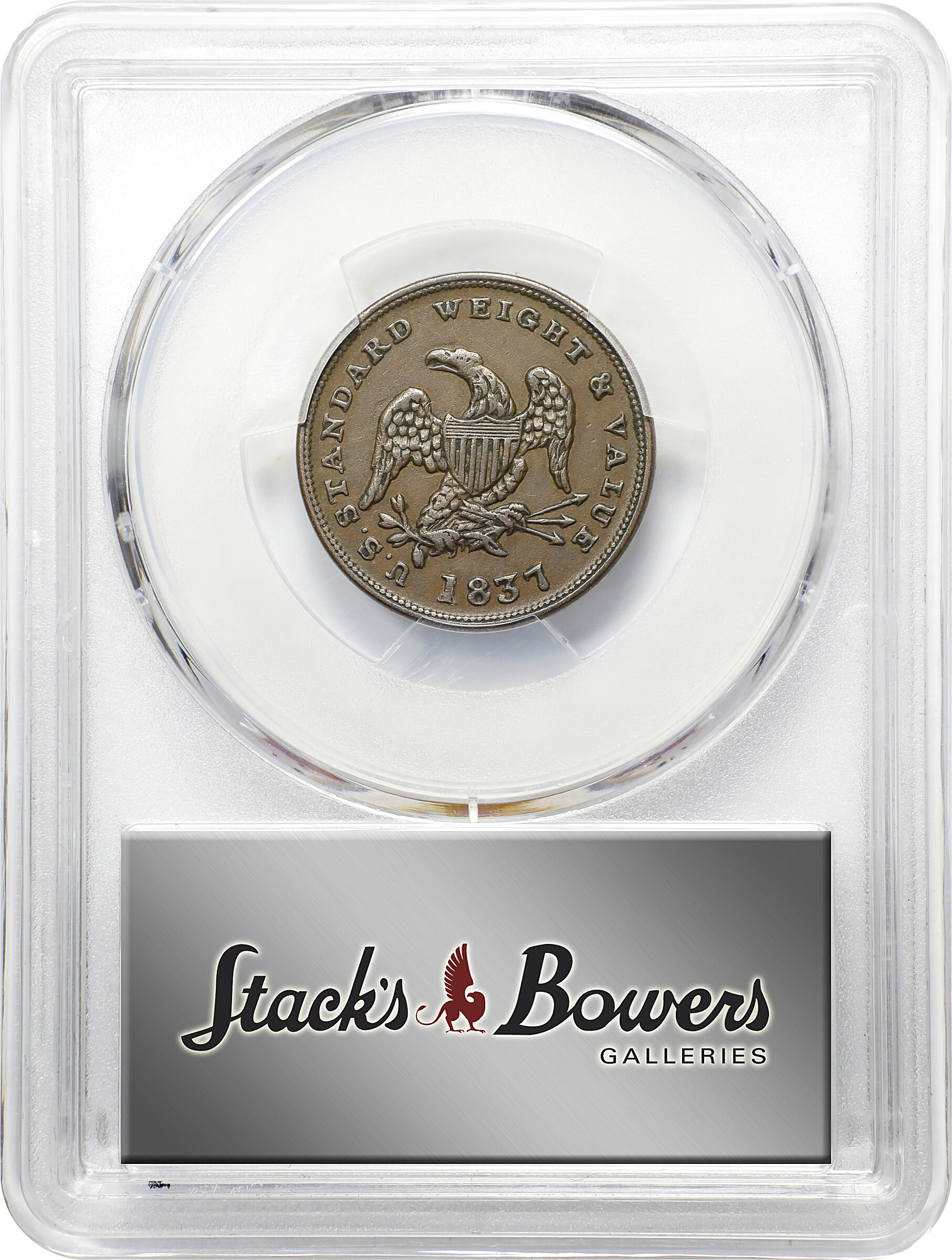 1837 Token Half Cent of Copper, HT-73 MS60 thumbnail 23