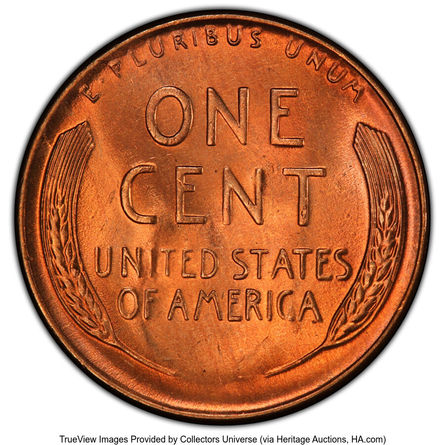 1955-D 1c Repunched Mintmark, FS-503 MS RD MS66 RD thumbnail 4