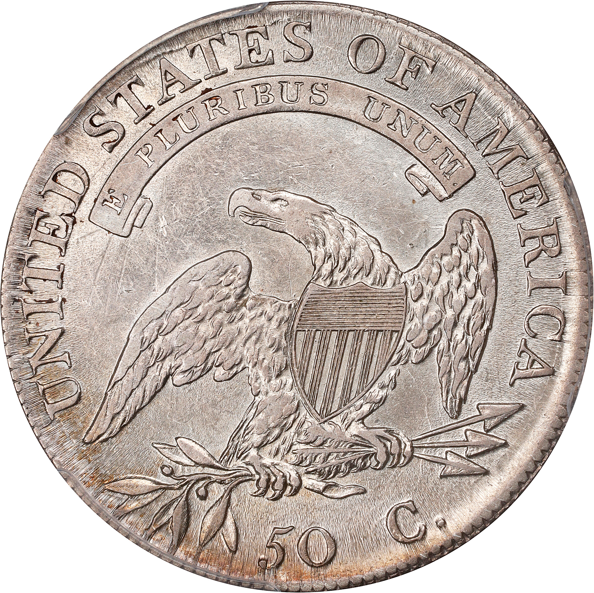 1808/7 50c Overdate, O-101 AG3 thumbnail 6