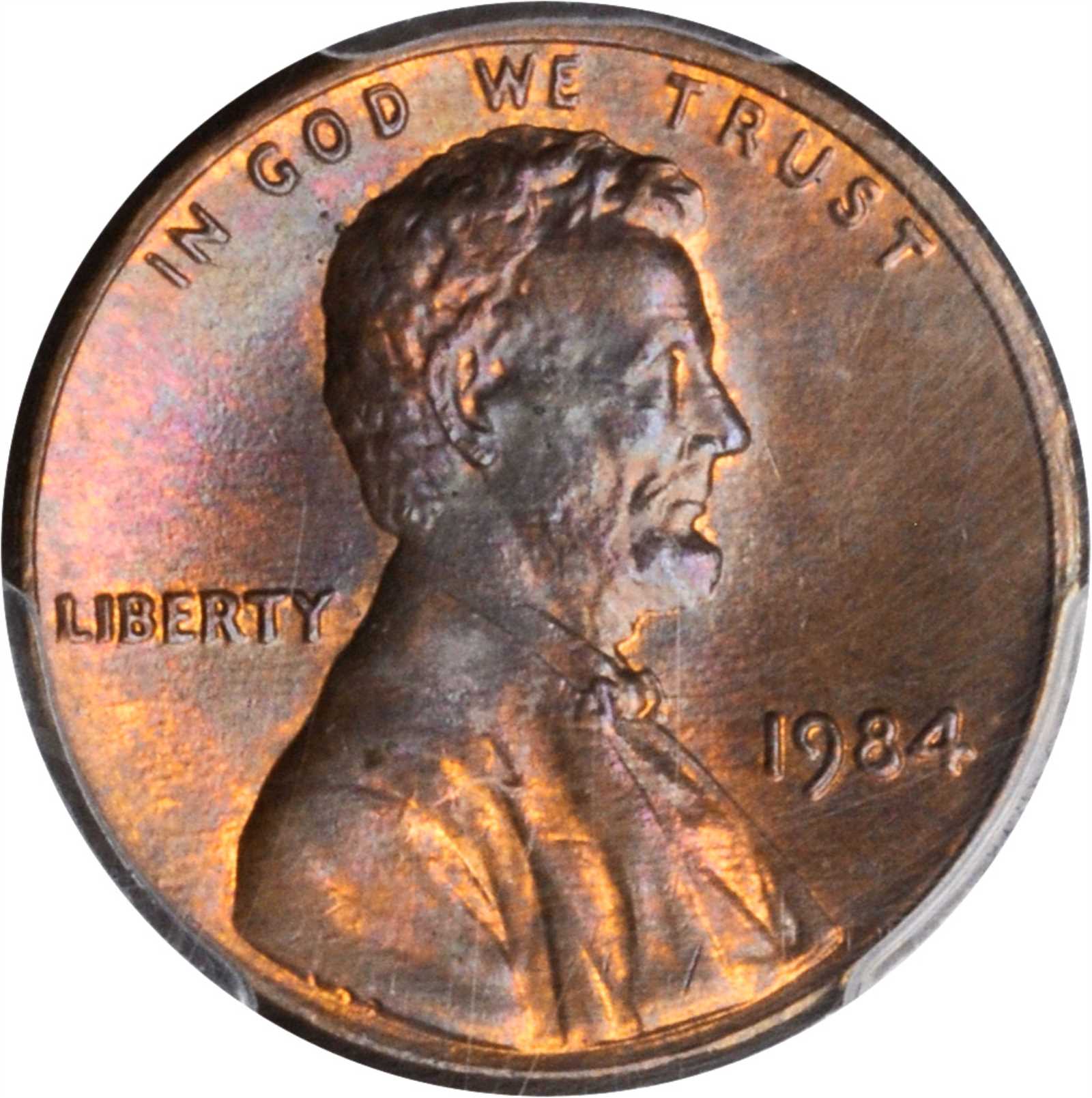1984 Lincoln Cent. FS-102. Doubled Die Obverse. MS-65 RB (PCGS).