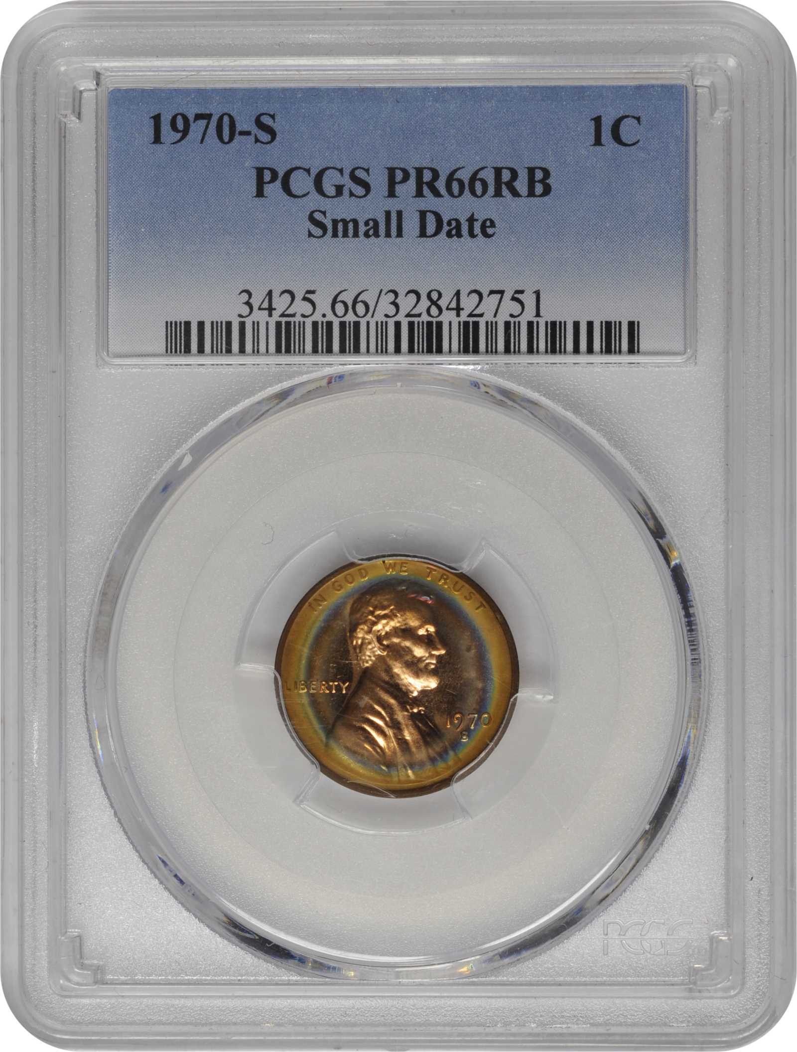1970-S 1c Small Date, FS-1402 PR RB thumbnail 5