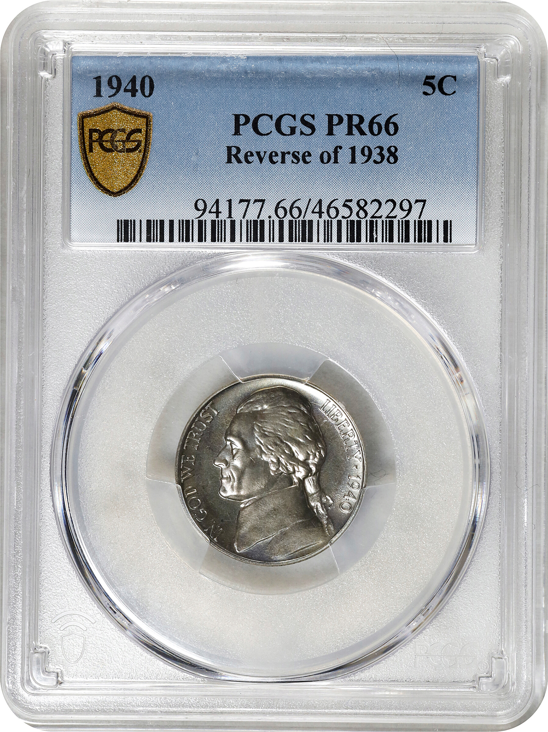 1940 5c Reverse of 1938 PR61 thumbnail 22