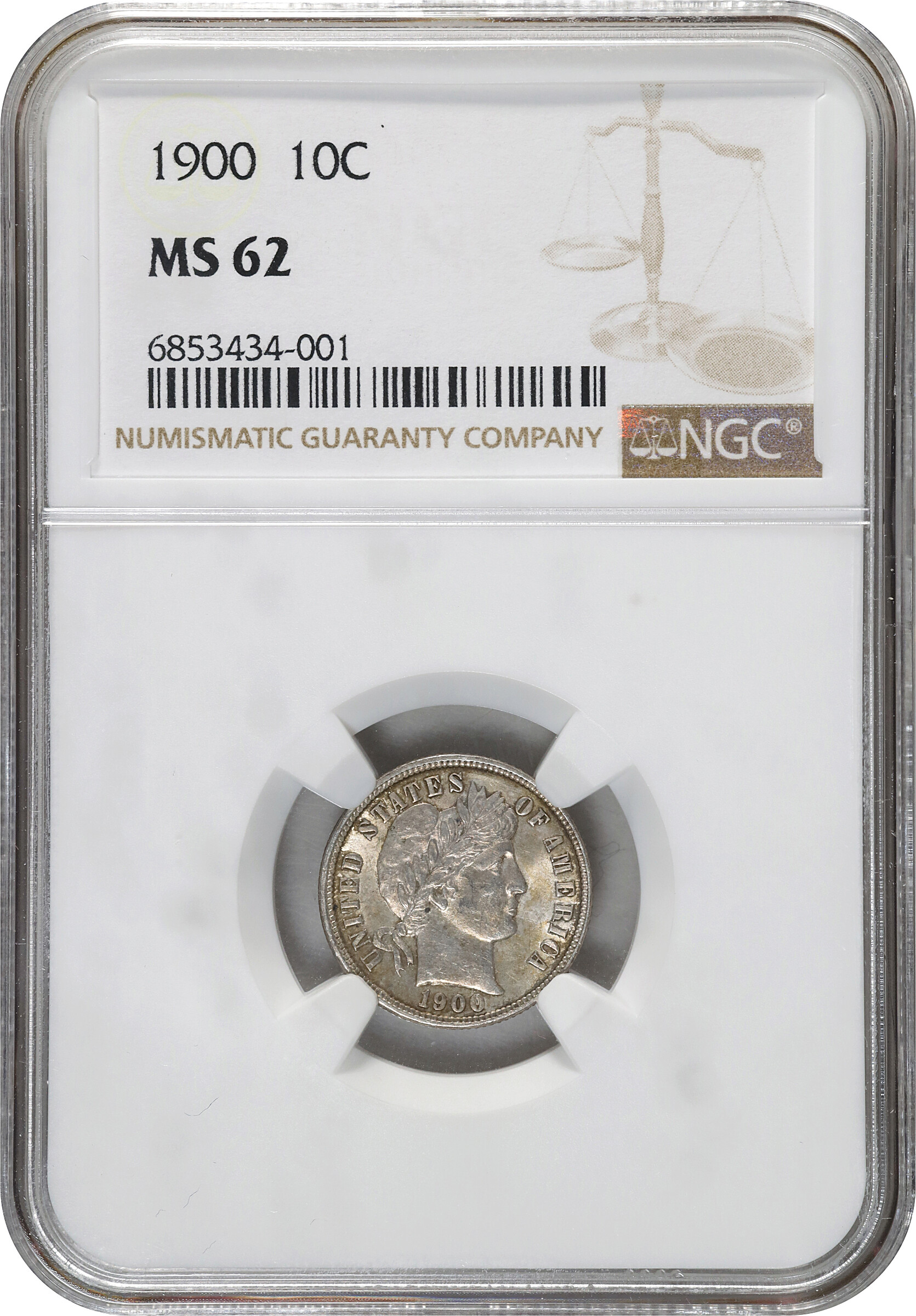 1900 10c MS60 thumbnail 13