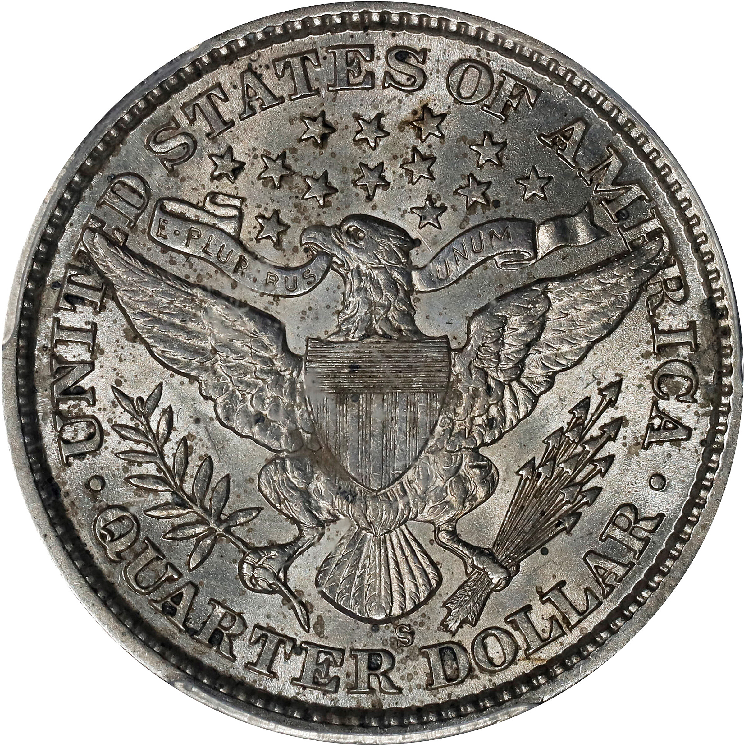 1898-S 25c AU58 thumbnail 2