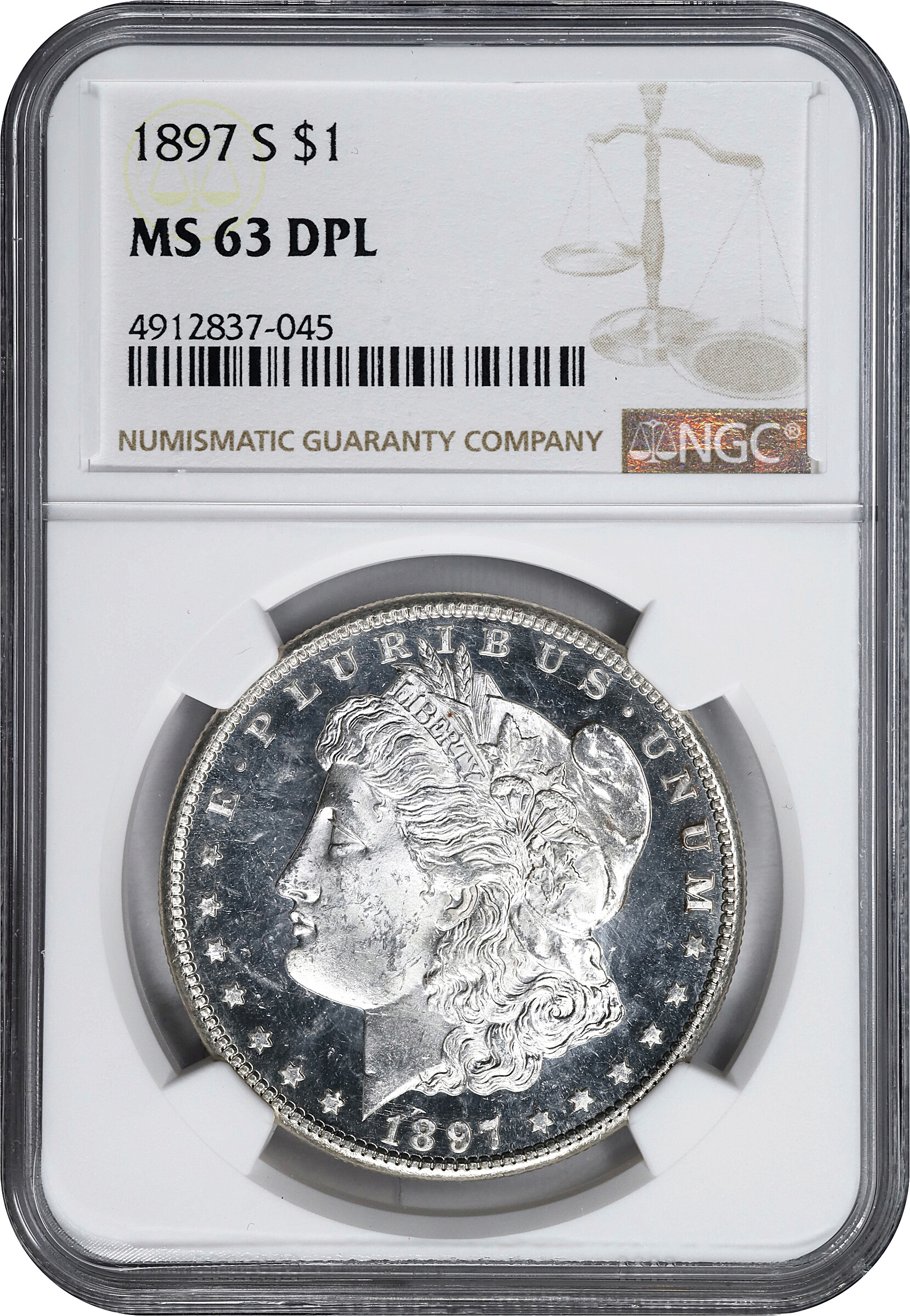 1897-S $1  MS DMPL AU55 DMPL thumbnail 20