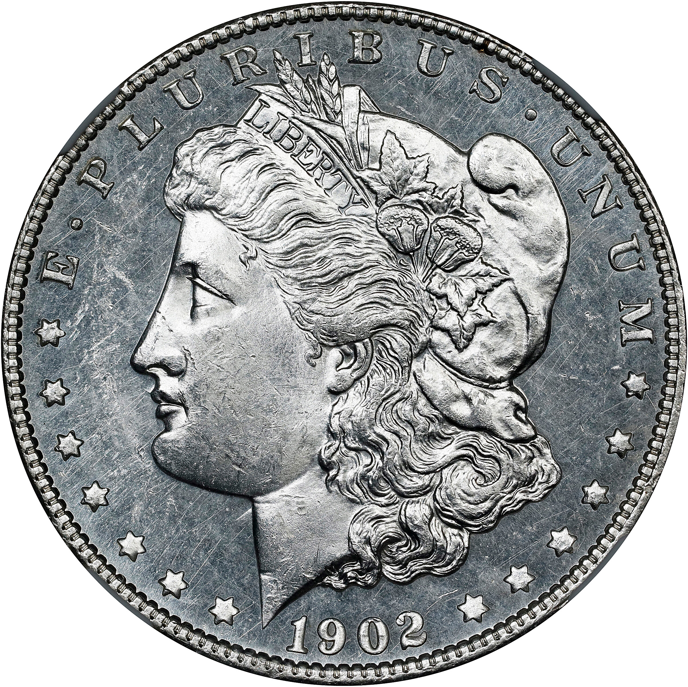 1902-O Morgan Silver Dollar. MS-62 PL (NGC).
