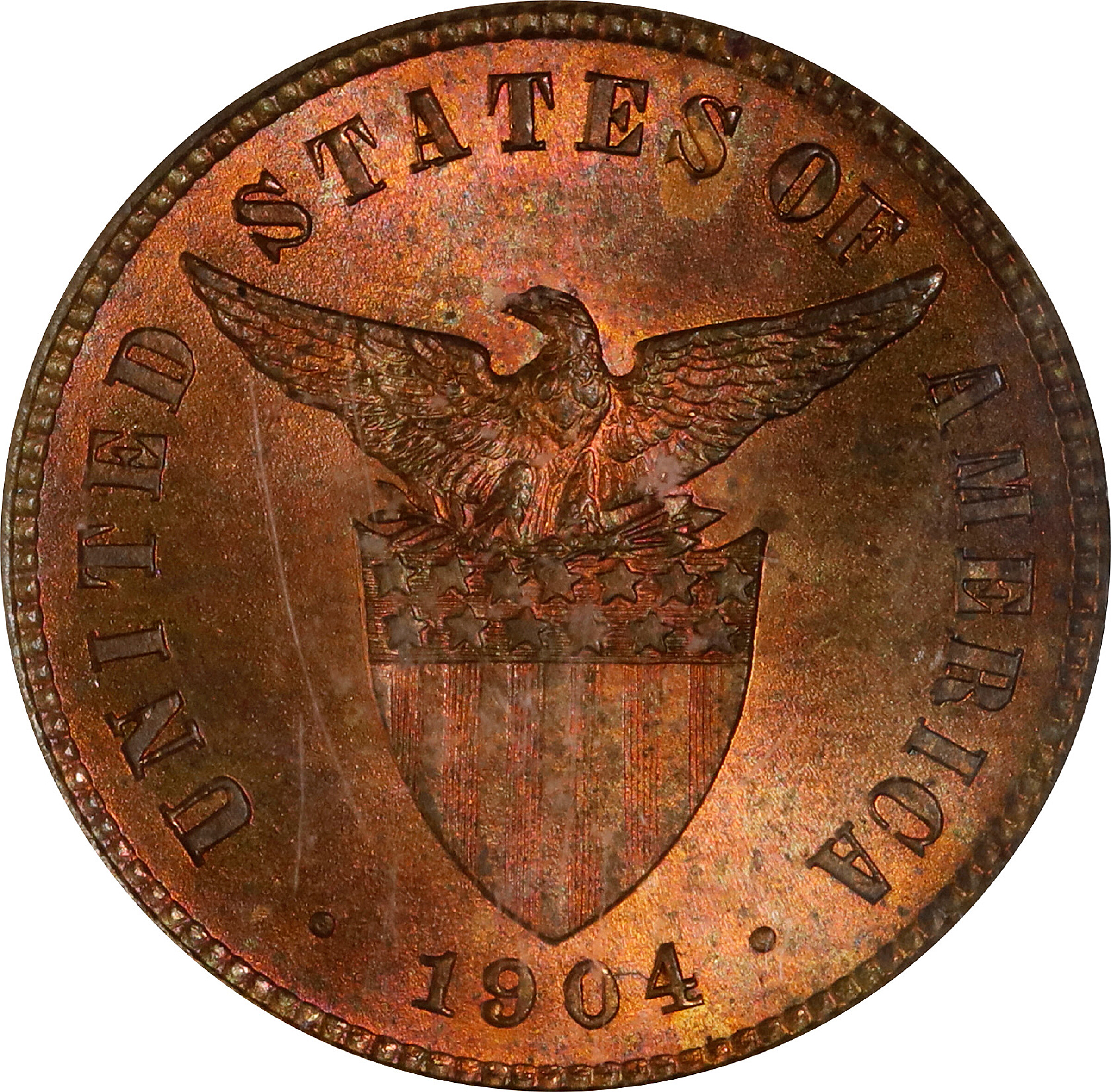 1904 1/2c U.S. Philippines MS RB MS65 RB thumbnail 4