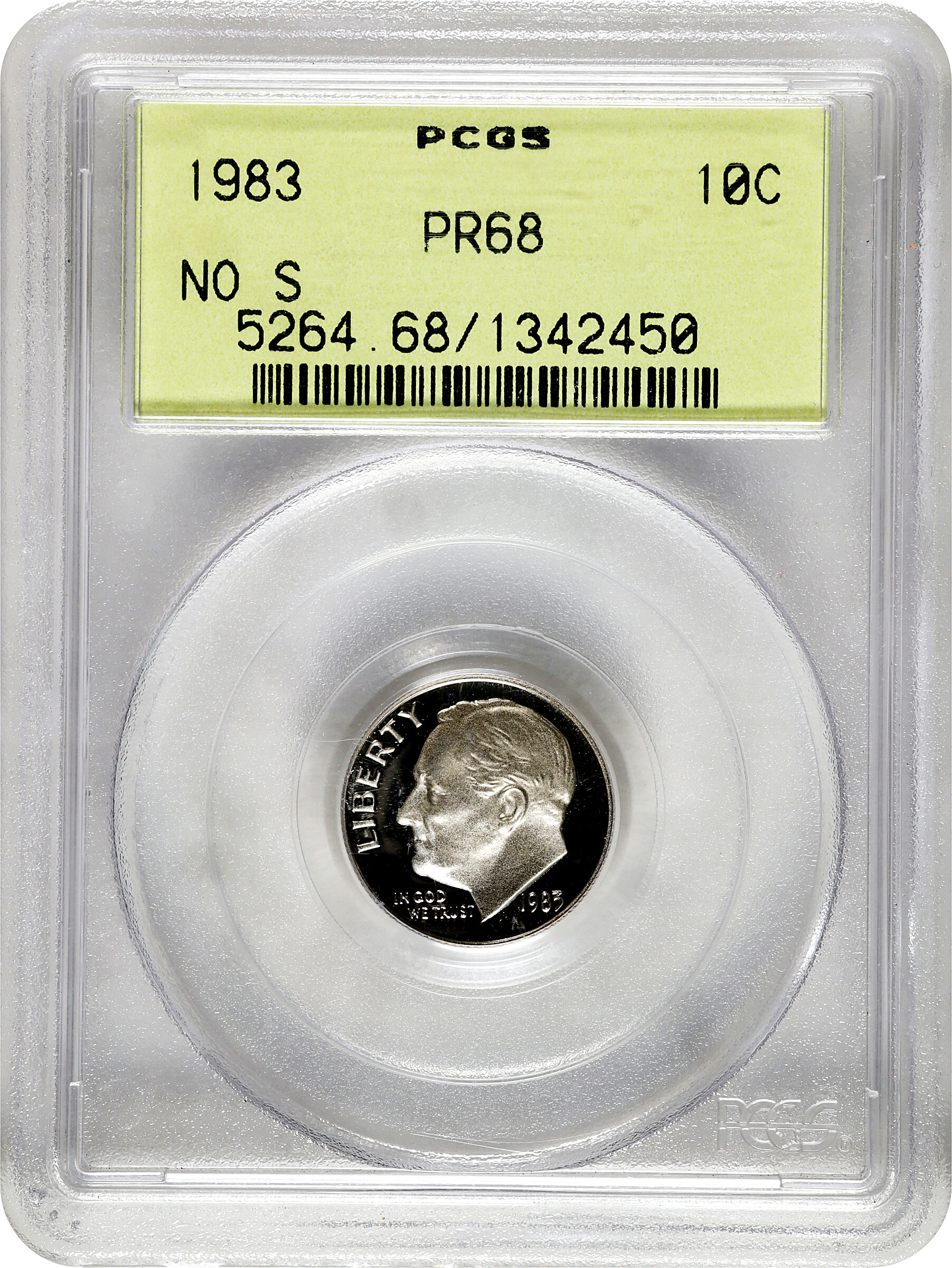 1983 10c No S PR DCAM PR66 DCAM thumbnail 19