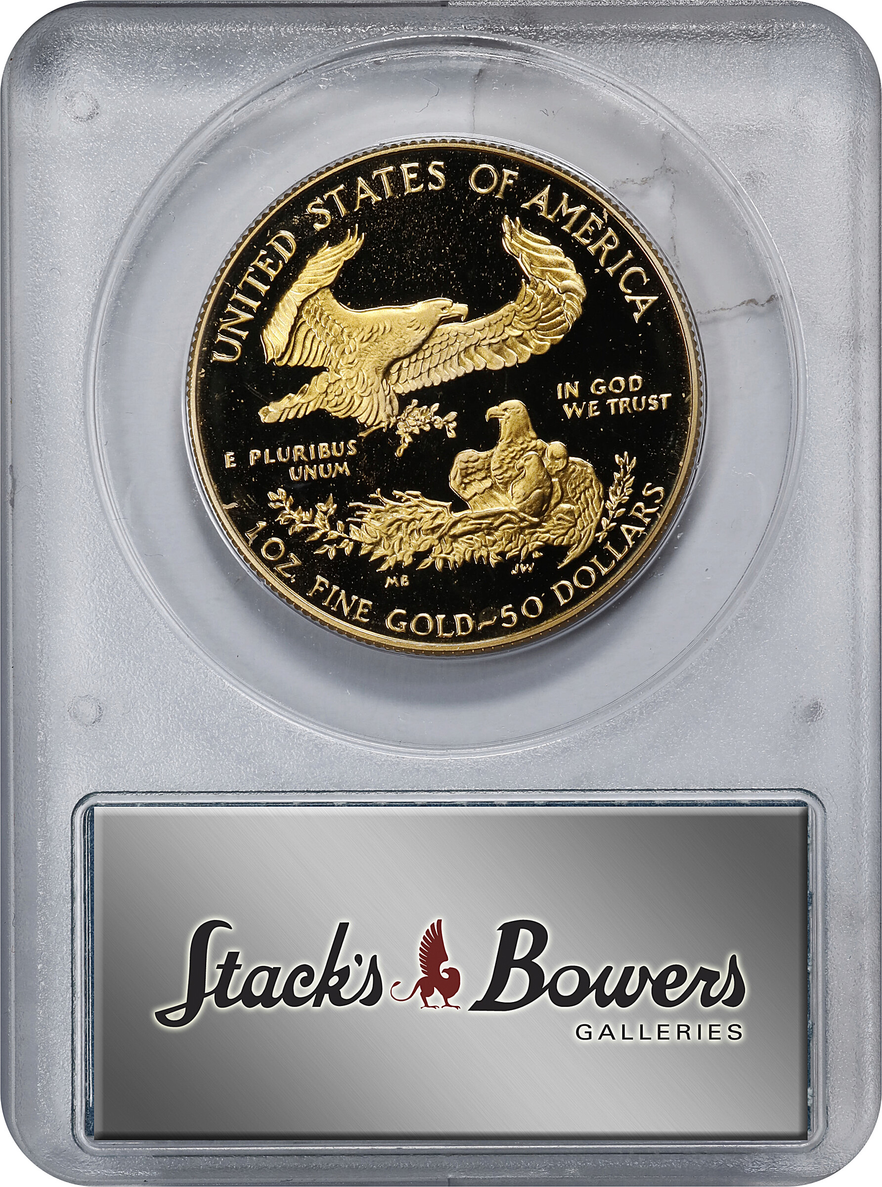 American Gold Eagle (AGE) G$50  One Ounce, 1986- PR DCAM [Type] PR65 DCAM thumbnail 4