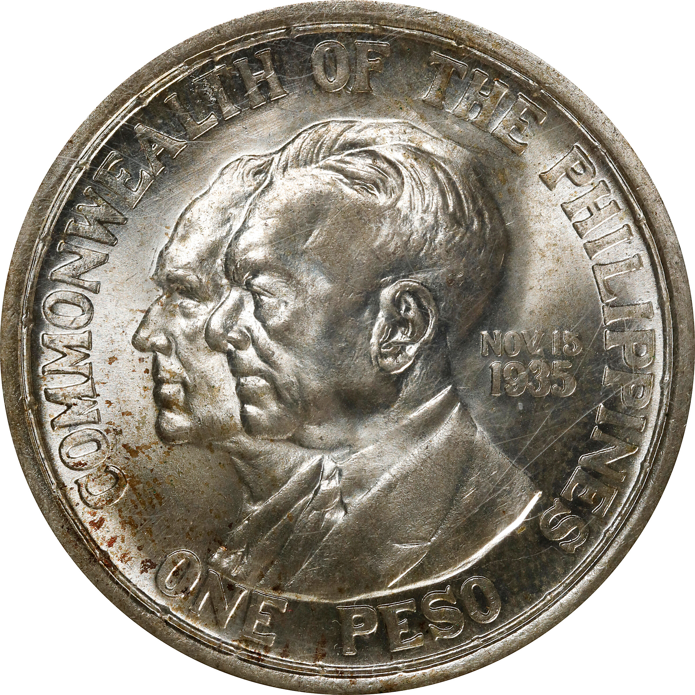 1936-M One Peso. KM-178. MS-65 (PCGS). OGH Generation 3.0.