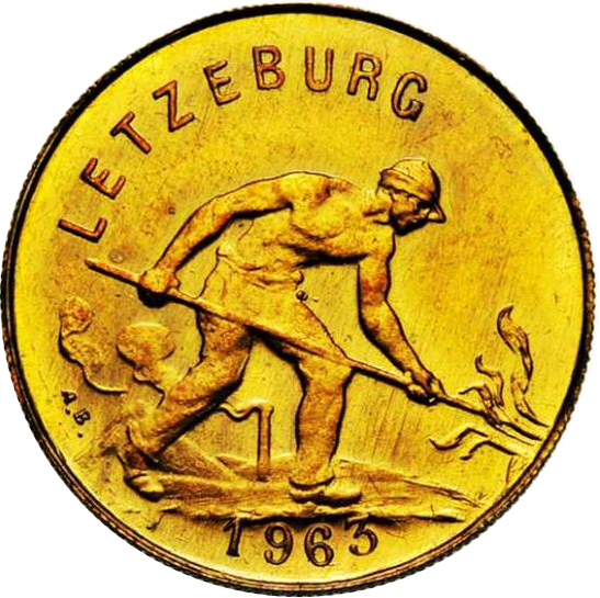 1952 1 Fr Pattern; Coppernickel PR