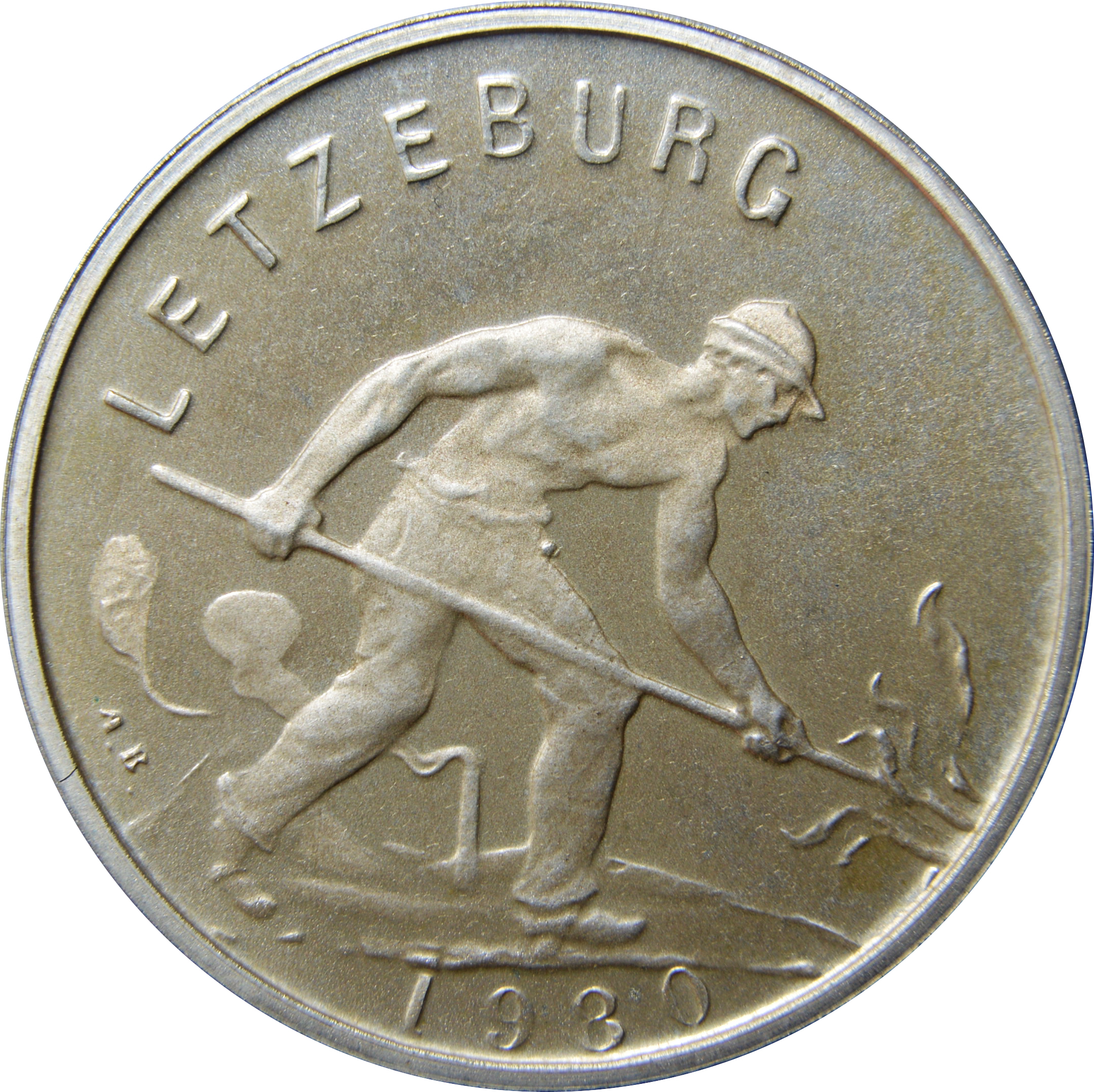 1980 1 Fr (fr) Flan poli MS