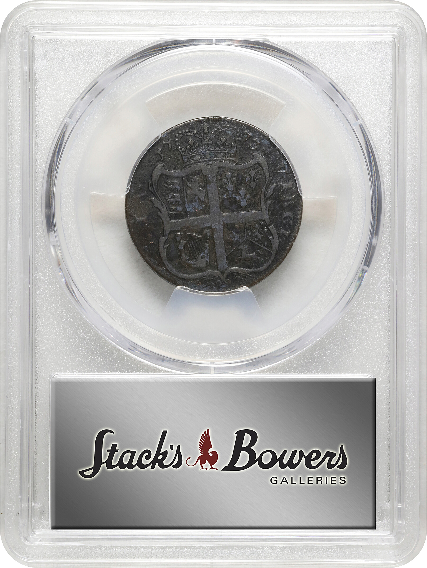 image for: 1773 Virginia With Period 1/2 P PCGS VF30 BN