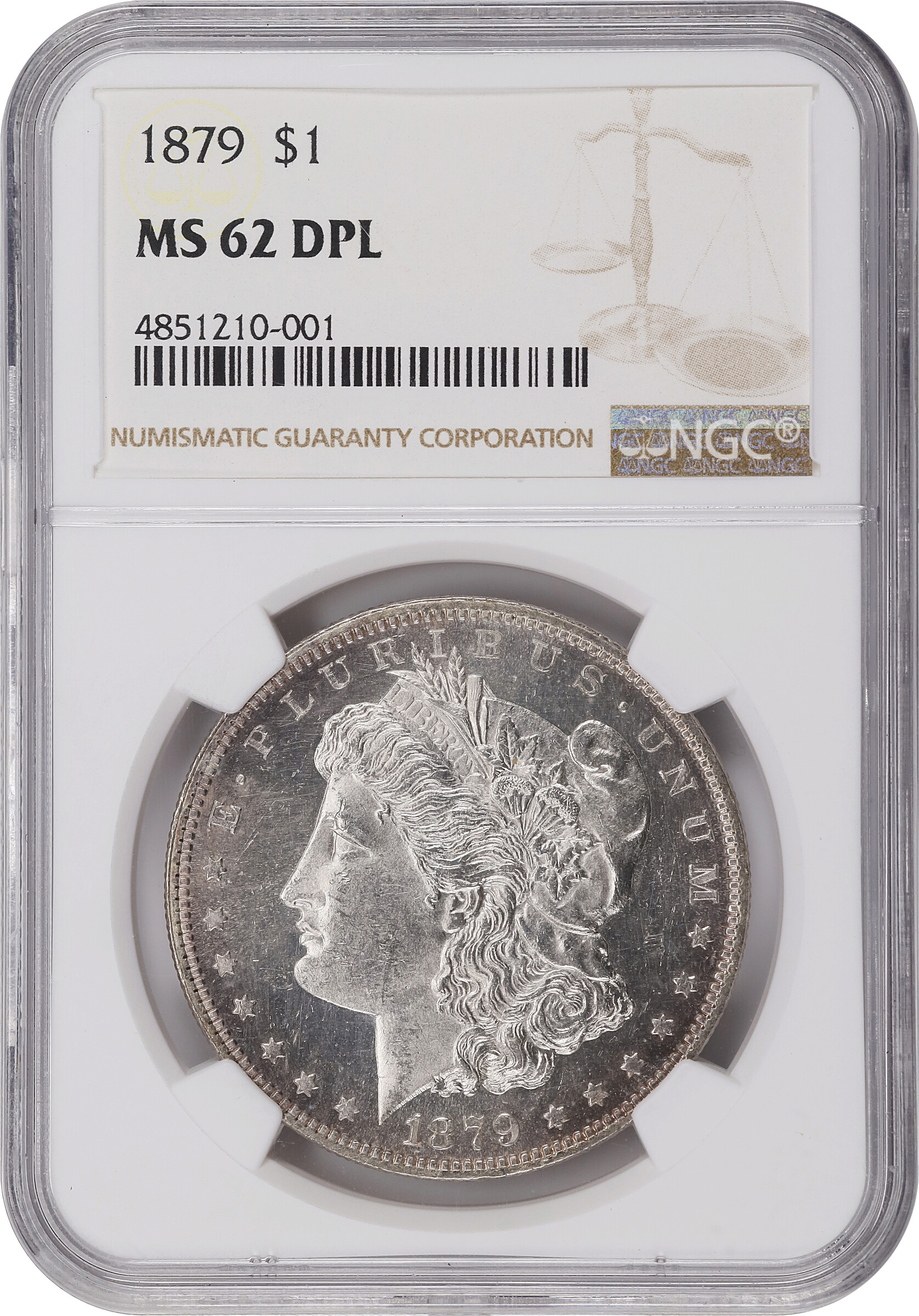 1879 $1  MS DMPL MS62 DMPL CAC thumbnail 6