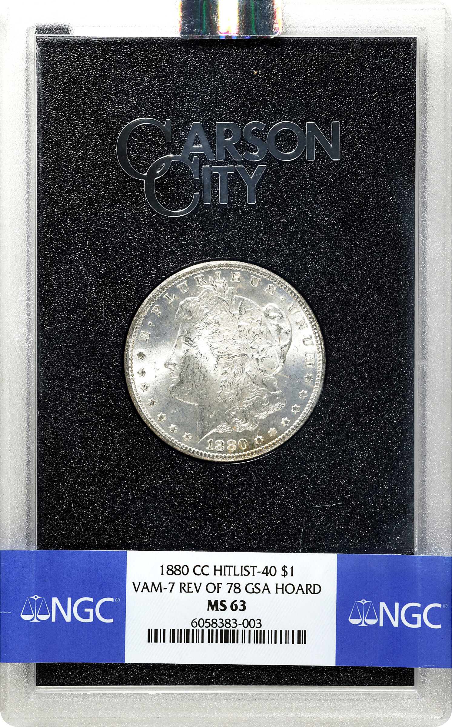 1880-CC $1  GSA Hoard, Reverse of 1878, 8/7, VAM-7 MS60 thumbnail 11