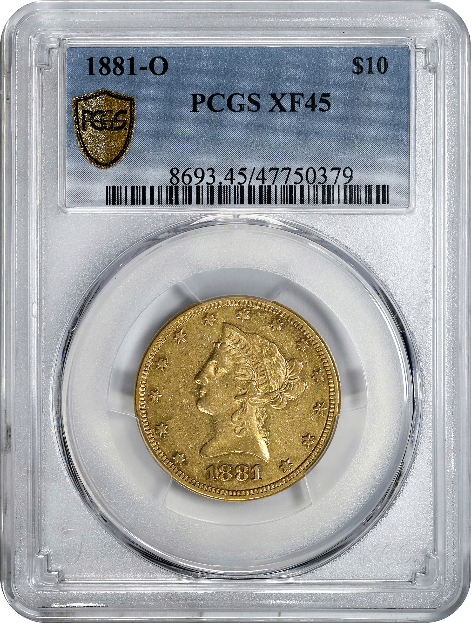 1881-O $10 XF45 CAC thumbnail 3