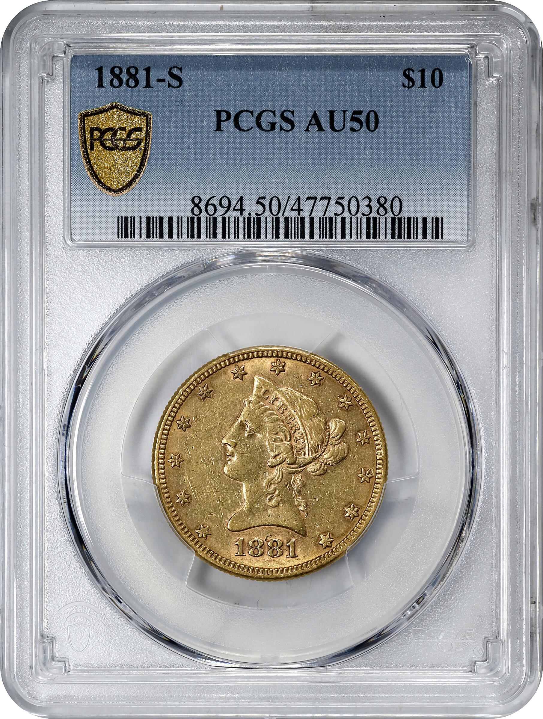 1881-S $10 AU53 thumbnail 8