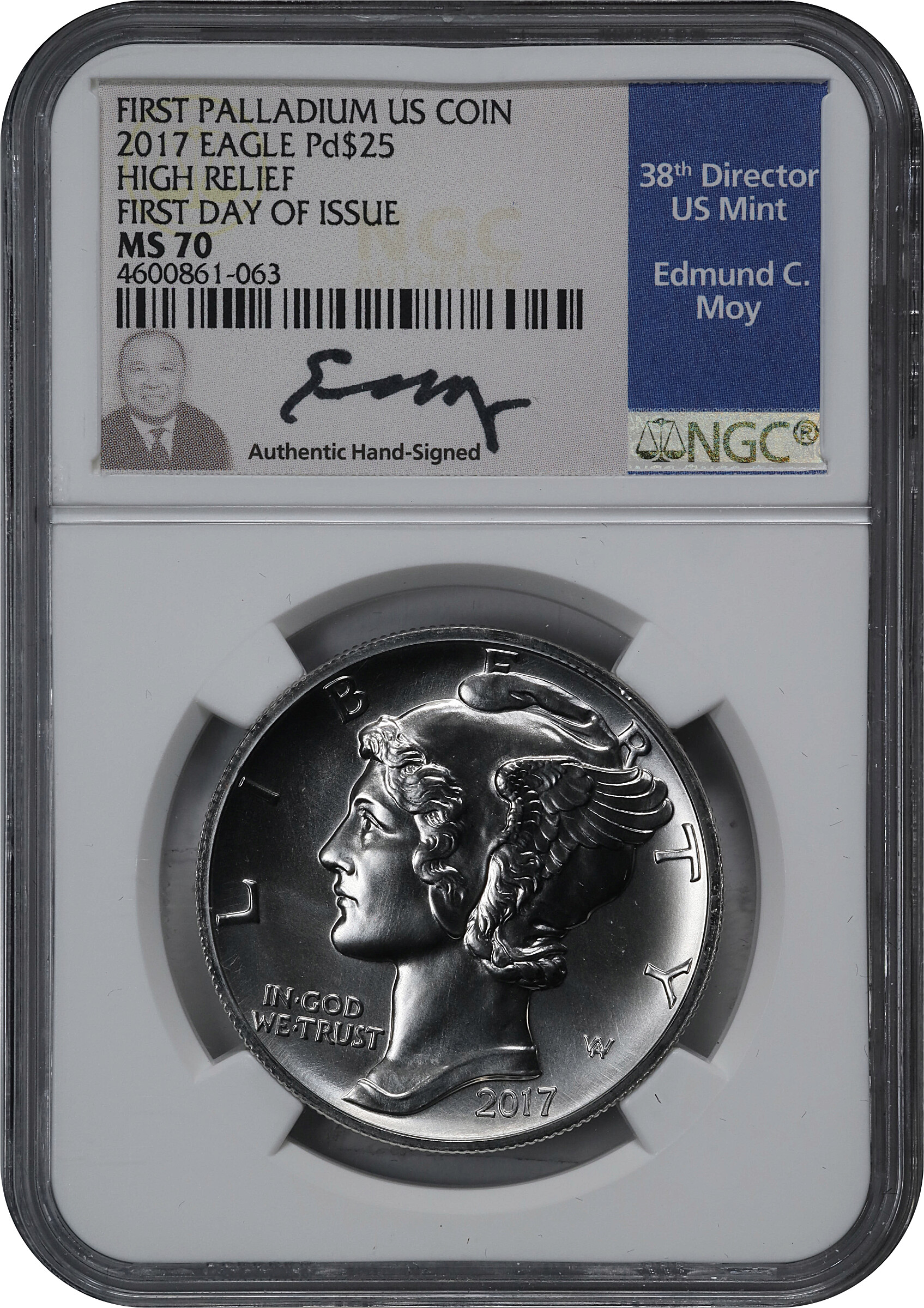 2017-(P) $25  Palladium Eagle, High Relief MS68 thumbnail 22