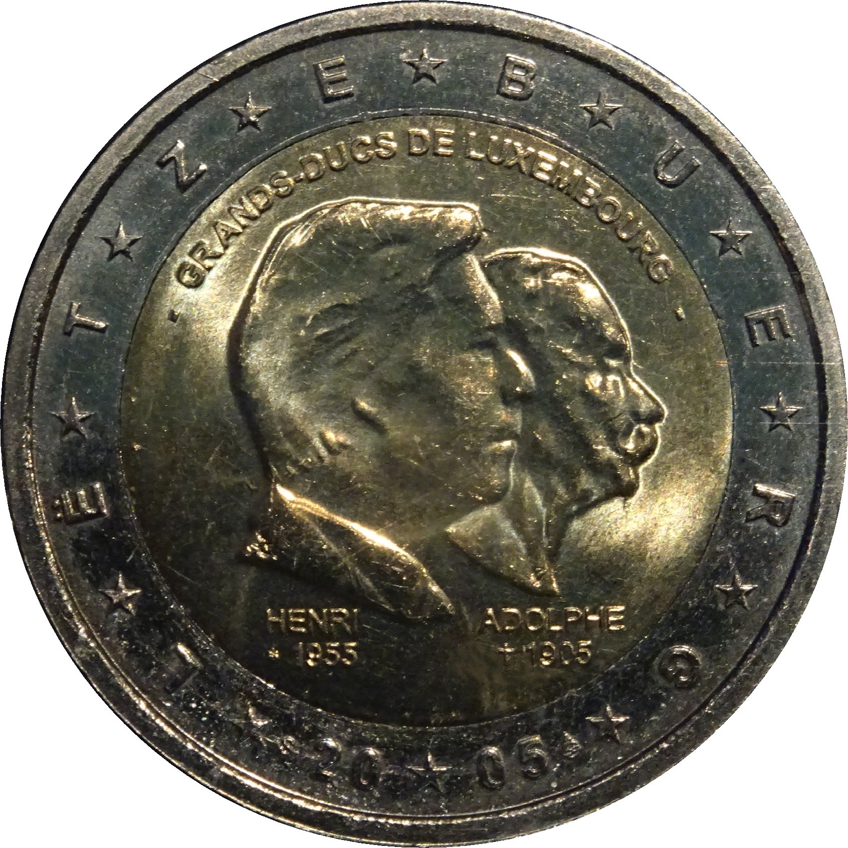 2005 2 Eu Proof; hunting horn PR